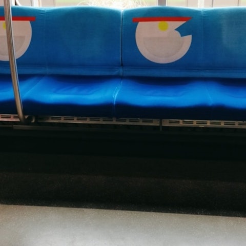 [Image1]The Doraemon train I saw a while ago (ΦωΦ)