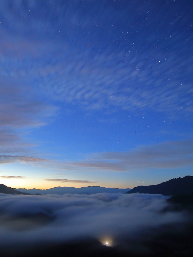 [Image1]Twilight... Shiori Pass cloud waterfall...2022/08/29 Photo taken.