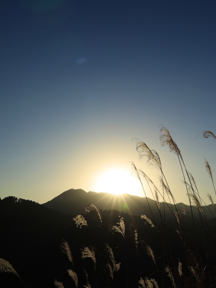 [Image1]It is from Takasu Park Doctor Heliport in Yame City, Fukuoka Prefecture. The sunrise was very beauti