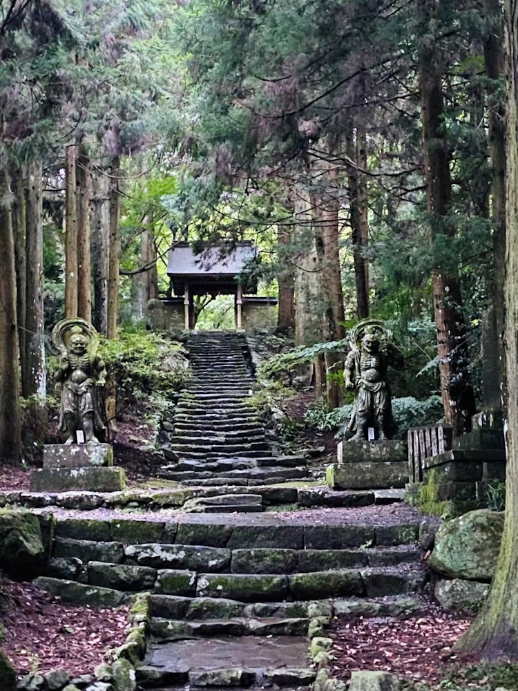 [Image1]Kunisaki Peninsula Futagoji TempleThe statue of Nioh protecting the approach is wonderful.