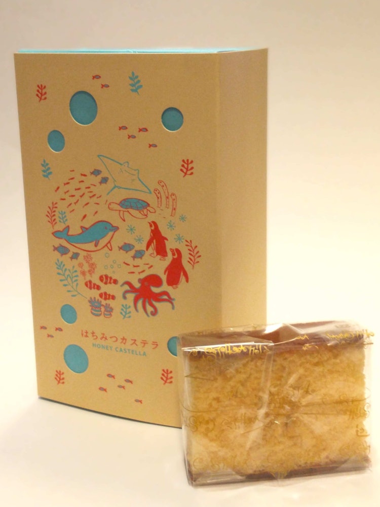 [Image1]The aquarium limited package is cute (・∀・)! Honey Castella
