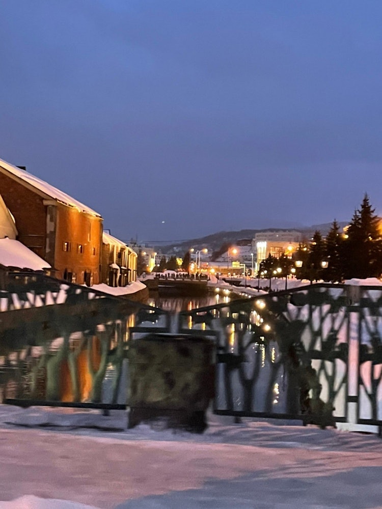 [相片1]今年2月，我去了札幌2晚3天，冰雪节被取消了，但是旅行已经决定，我以为这是隆冬到小樽运河的寒冷地方！