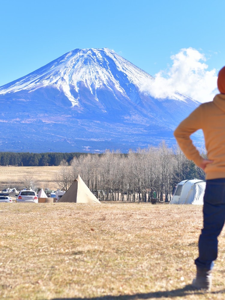 [Image1]New Year's Day 2018. Mt. Fuji from the campsite exclusively at the foot. I was impressed by the maje