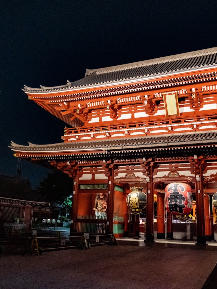 [画像1]東京の観光地といえば、浅草の浅草寺が有名ですね！夜景も綺麗です✨✨撮影機材 SONY α7III編集ソフト Lightroom