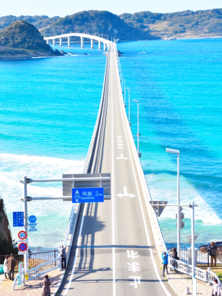 [Image1]📍 Yamaguchi / Tsunoshima BridgeIt is a ✨ spot for scenic driving