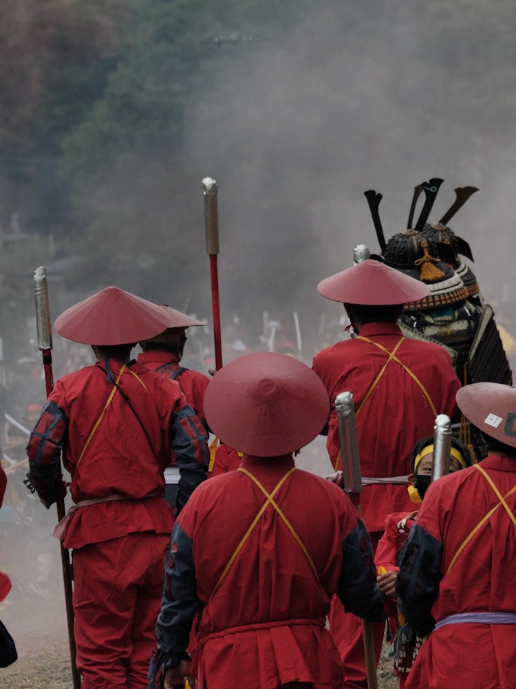 [Image1]Continued is the Hojo Festival held in Yorii.Ashigaru troops advancing forward on the smoky battlefi