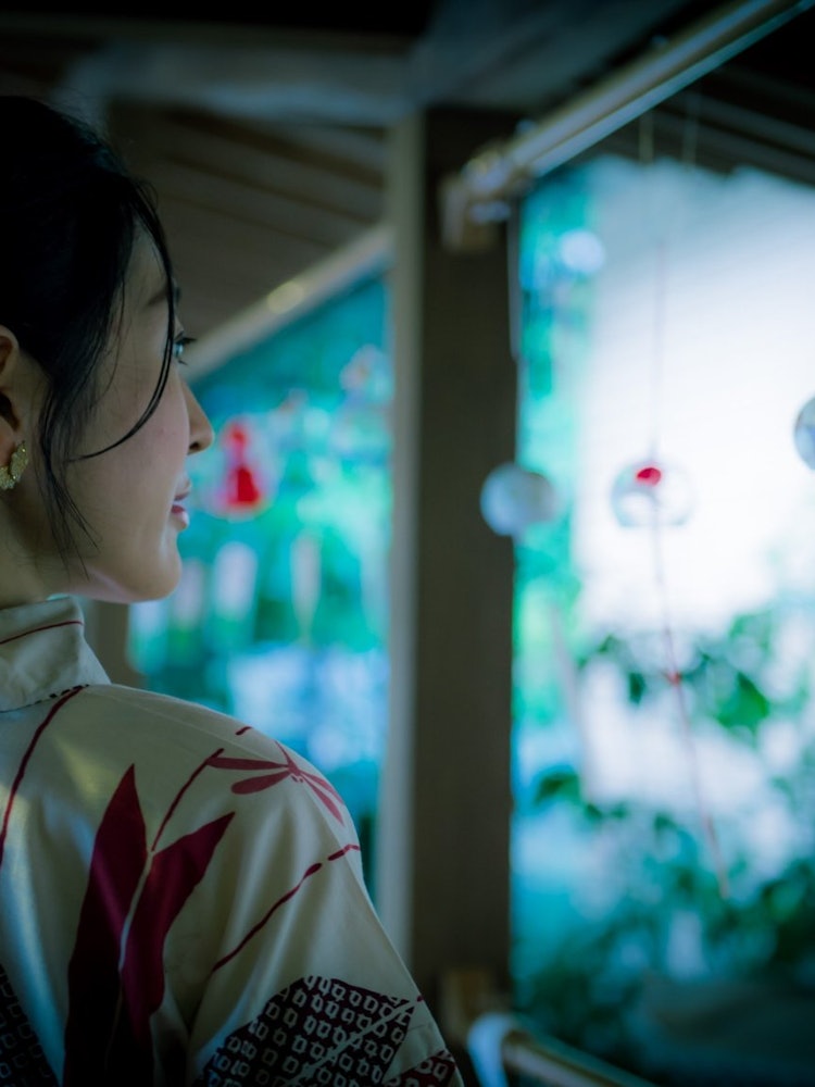 [画像1]東京都港区乃木神社にて夏祭りにて風鈴が涼やかです日本の夏まつり