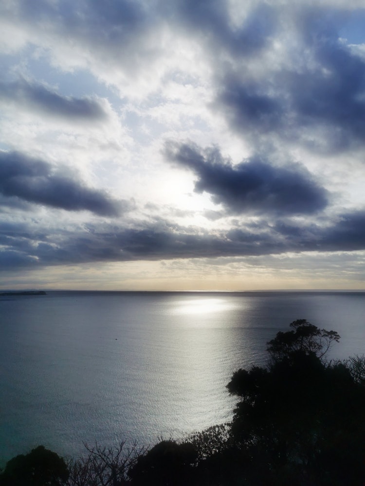 [相片1]我在热海（゚∀゚）旅行中住过的住宿的景色哇我看不到日出，但这很美 ⛅