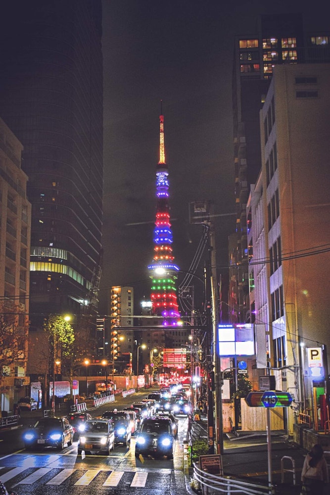 [Image1]Christmas day special Tokyo Tower illumination.