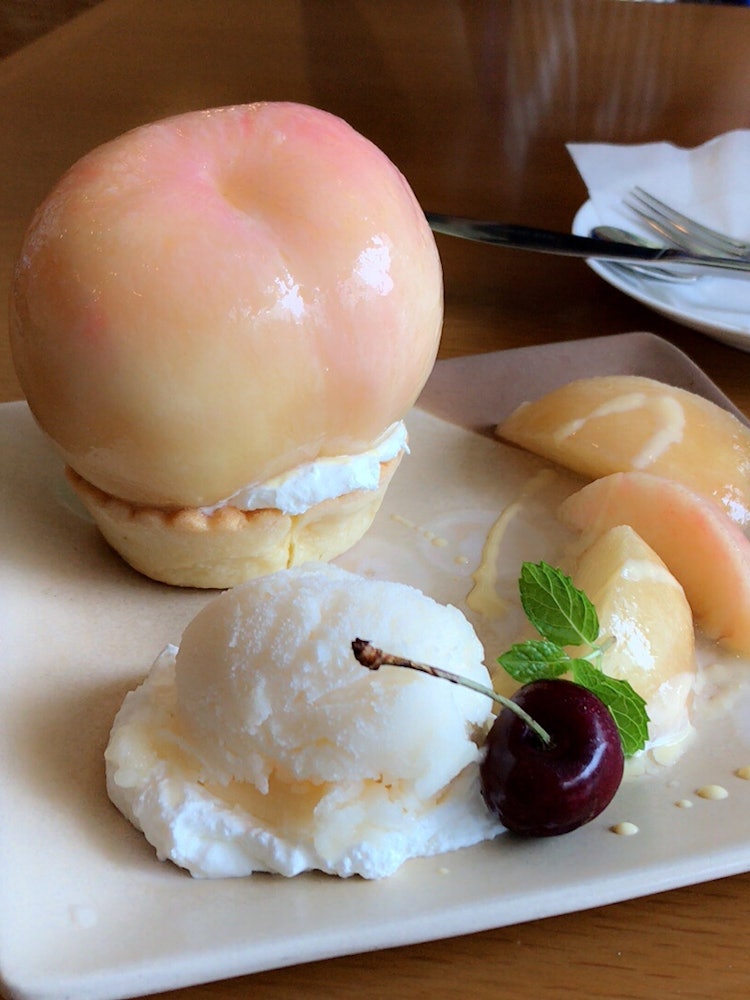 [Image1]This is a seasonal may-new mizunectar peach tart from 