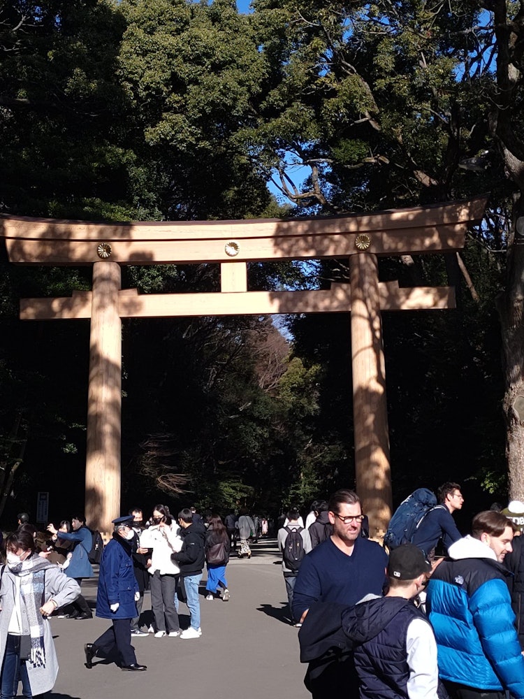 [Image1]This is a scene from my first visit to Meiji Jingu Shrine on January 7th.Meiji Jingu Shrine was refr