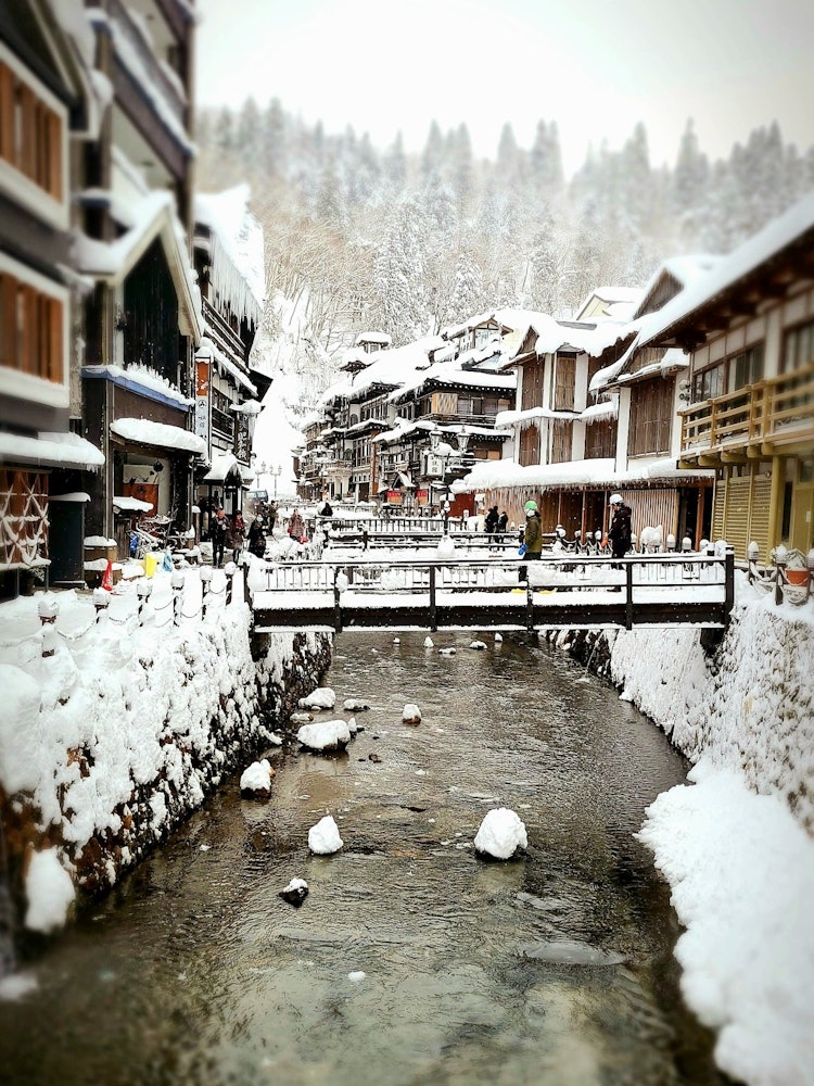 [Image1]The scenery at night was wonderful, but the view of Ginzan Onsen in the morning was also wonderful.