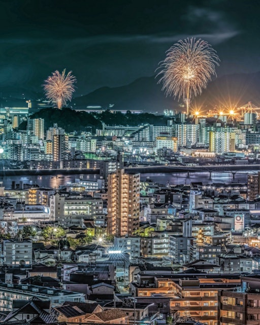 [Image1]Hiroshima Hiroshima City(Hiroshima recommendation fireworks)#Hiroshima Dream fireworks 2023 👈 @hiros