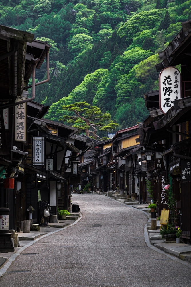 [相片1]夏天的奈良井宿。毫無疑問，你會被風景所打動，彷彿你回到了過去!!!如果你想看到日本般的景色，這裡就是這個地方！