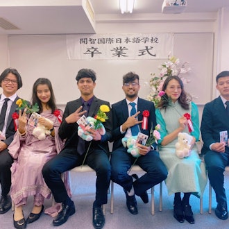 [Image1]There was a graduation ceremony on March 15th! Students who go on to higher education and students w