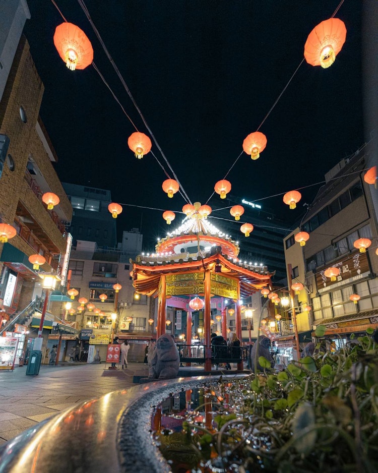 [相片1]元宵節 🌟這是在神戶市元町舉行的燈籠節。每年的某個時候，城市裡的燈籠都會發出各種顏色的光芒。您只能在唐人街看到它，所以請參觀它 😊地點名稱：元町中華街