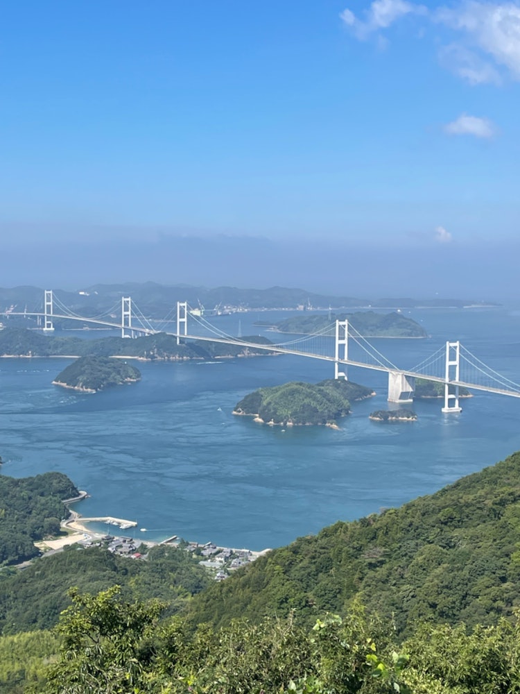 [Image1]This is a photo from the observation deck of Kameroyama Observatory Park on the Shimanami Kaido.It w