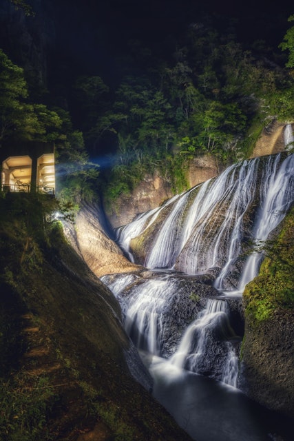 [Image1]茨城県にある袋田の滝のライトアップです✨