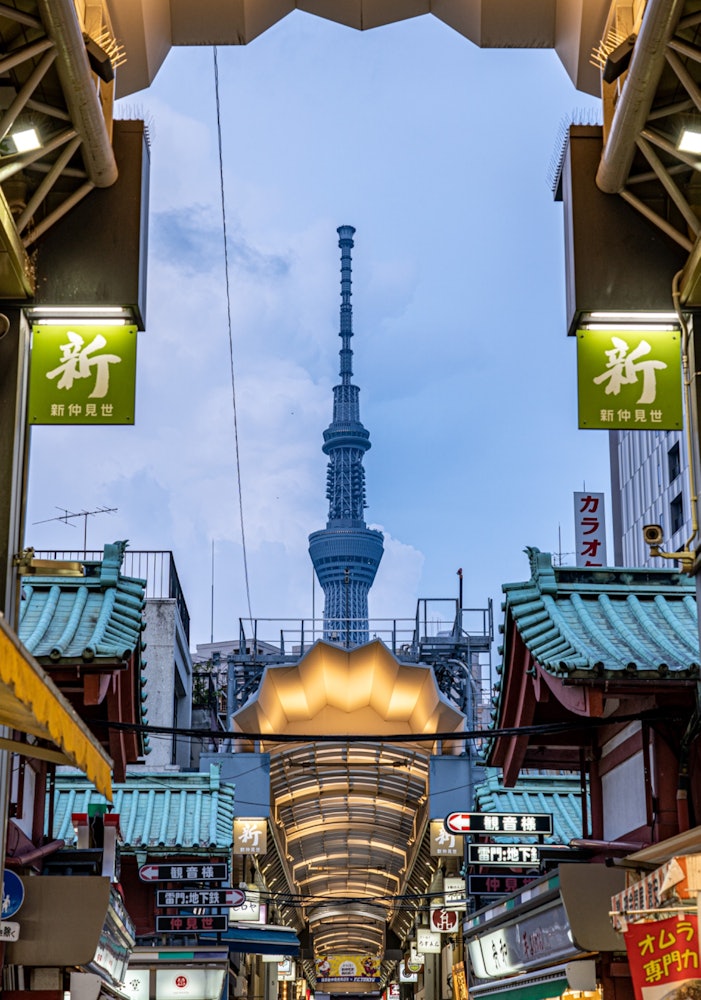 [Image1]You can see the Sky Tree just like this, and it is a photo spot in Asakusa.Photography equipment SON