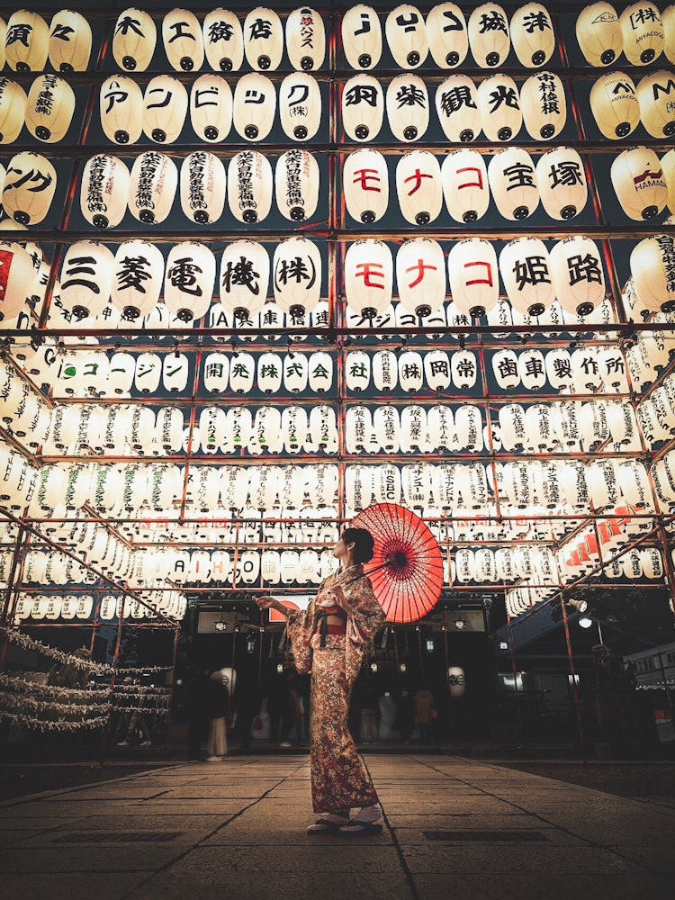 [Image1]Harima Kokusōja Archer Guard Main ShrineMany lanterns were displayed on New Year's Day, and it was f