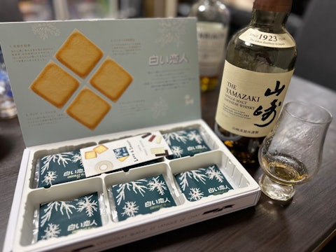 [相片1]今天，我在八王子得到了我最喜欢的“白色情人”，所以我把它与日本威士忌的代表山崎结合在一起。最好的婚姻！
