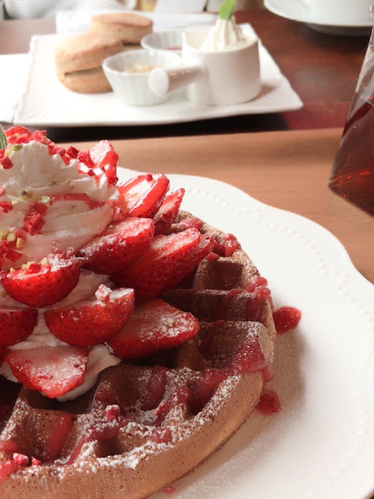 [Image1]Karugamo Terrace's seasonal waffles! It's sure to be Instagrammable!