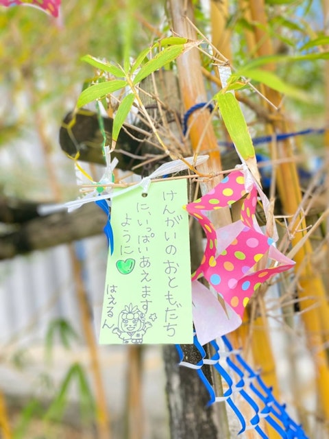[Image1]It's been a long time since I updated.Today we decorated Tanabata 🎋.July 7th is Tanabata. I hope tha
