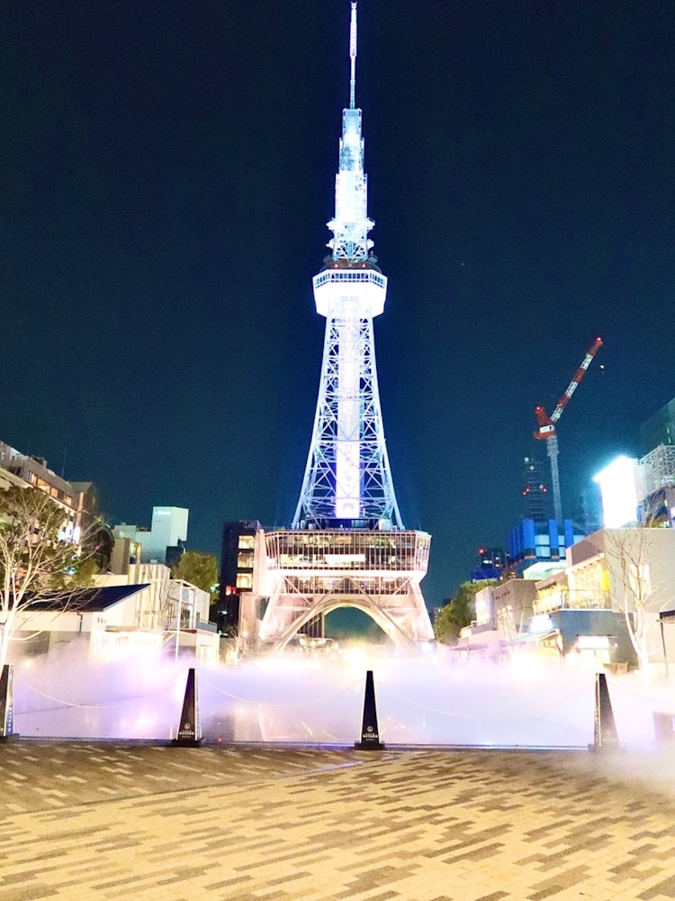 [Image1]Layered Hisaya Odori Park!Beautifully lit TV tower ^ ^There was ✨ a new store.
