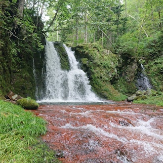 [Image2]【Akaiwa Falls】Continuing from the Gyoja Falls introduced last timeIntroducing the brick-colored rive