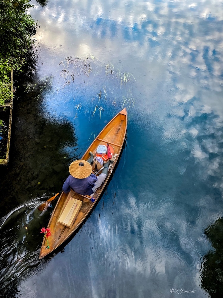 [画像1]さすらいの船頭撮るのが楽しくなる😊岐阜県海津市　津屋川