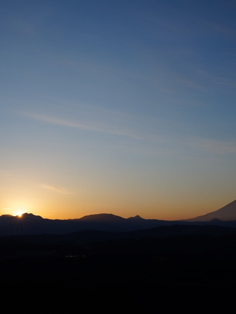 [相片1]日落時的富士山
