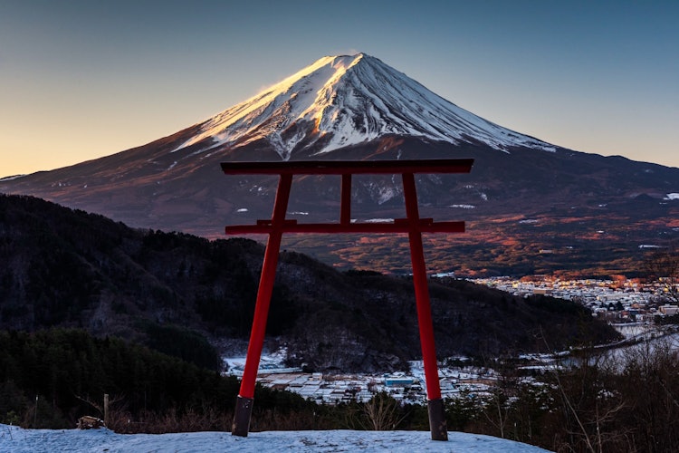 [相片1]癡迷於富士山的魅力❄ 冬天的富士山
