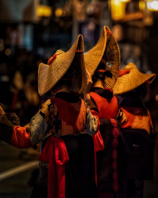 [画像1]秋田県羽後町の「西馬音内（にしもない）盆踊り」その⑥