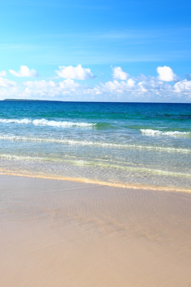 [相片1]伊良部岛上的户口海滩这是宫古蓝