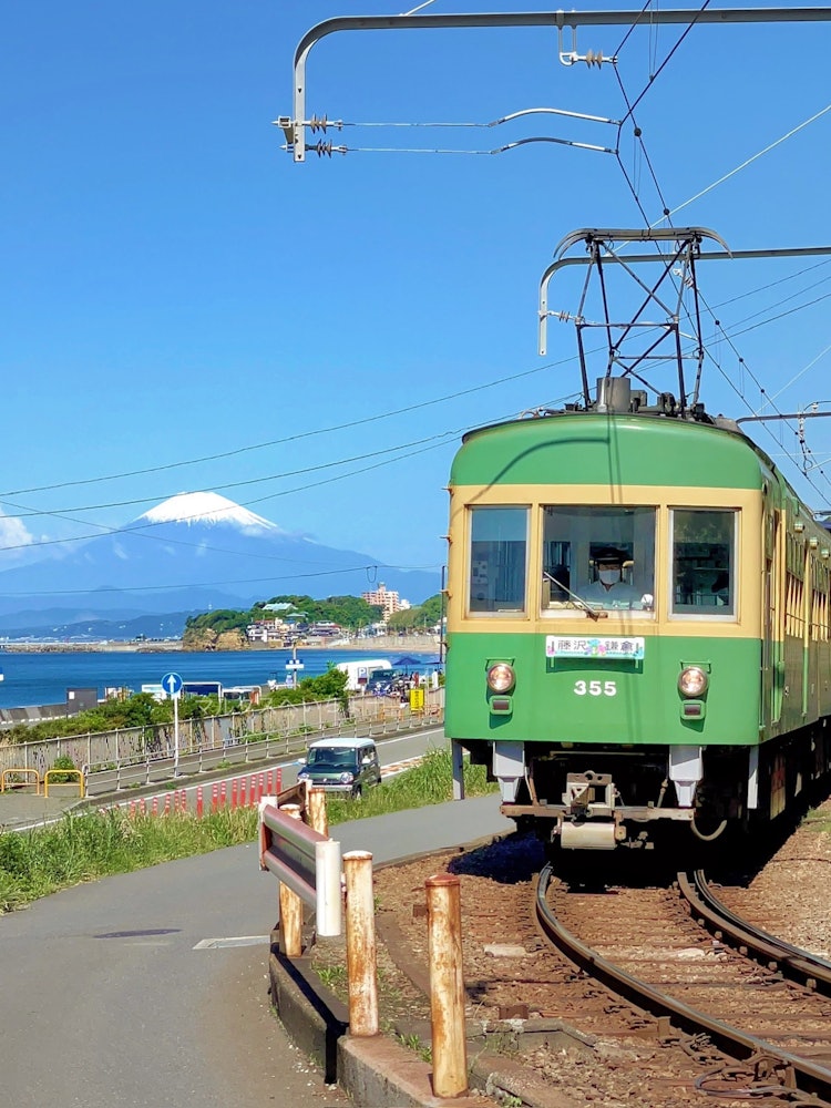 [Image1]【🚃 Enoden and Mt 🗻. Fuji】
