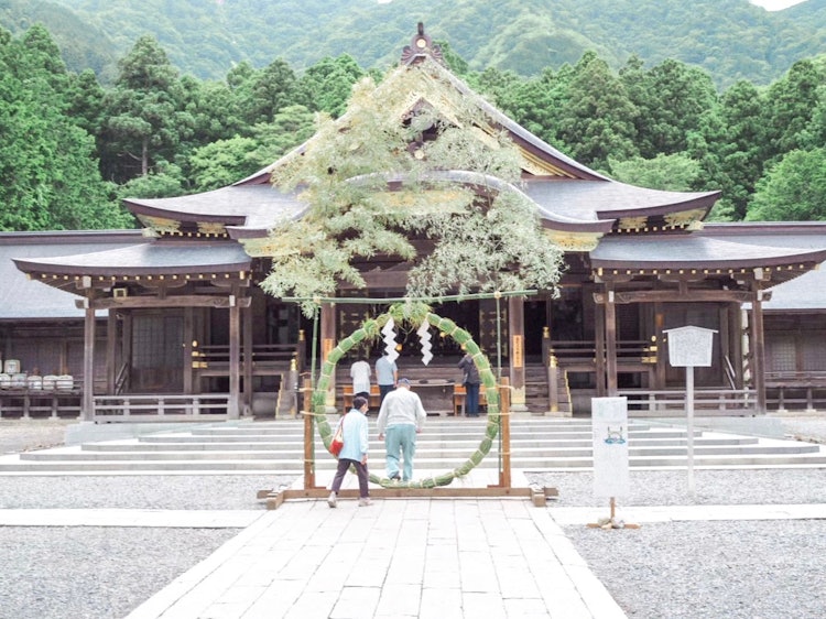 [Image1]Yahiko Shrine in Niigata PrefectureEvery year in June, the Kaya no wa Festival is held.We visit you 