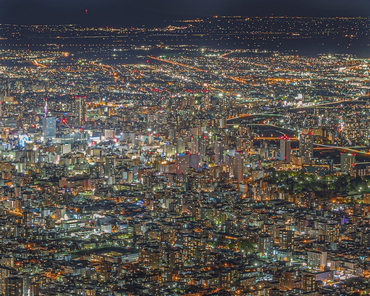 [相片1]札幌夜景札幌被选为2015年新三大夜景之一享受像翻转珠宝盒一样闪耀的夜景