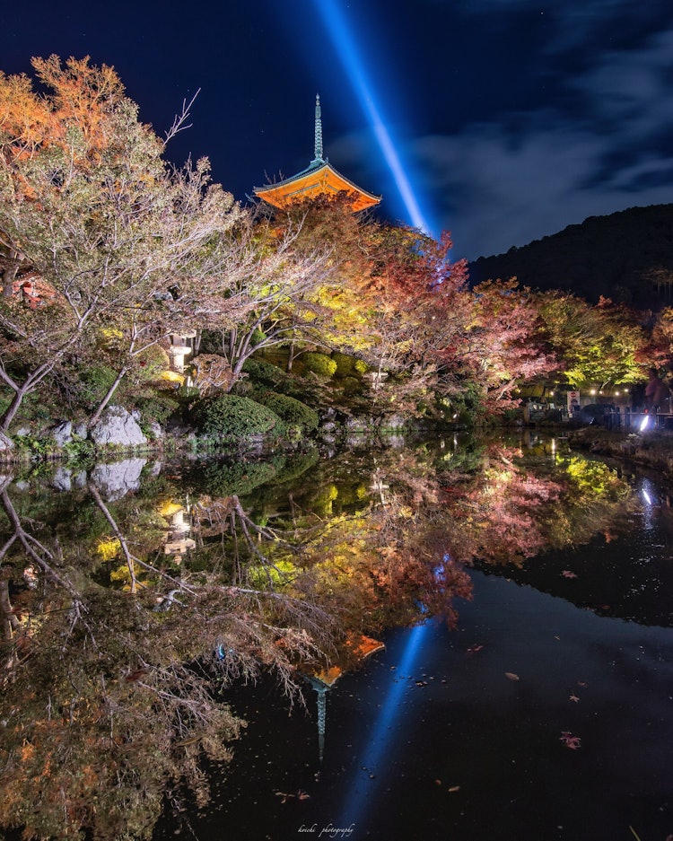 [相片1]秋天的京都不僅僅是白天。夜景也很漂亮。