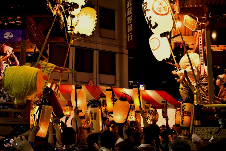 [Image1]Kawagoe Festival NightFestival of UNESCO Intangible Cultural Heritage. Fascinated by the beauty of t